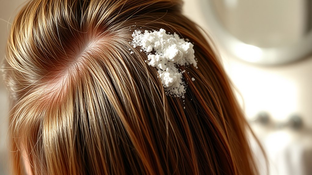 absorbs oil boosts volume