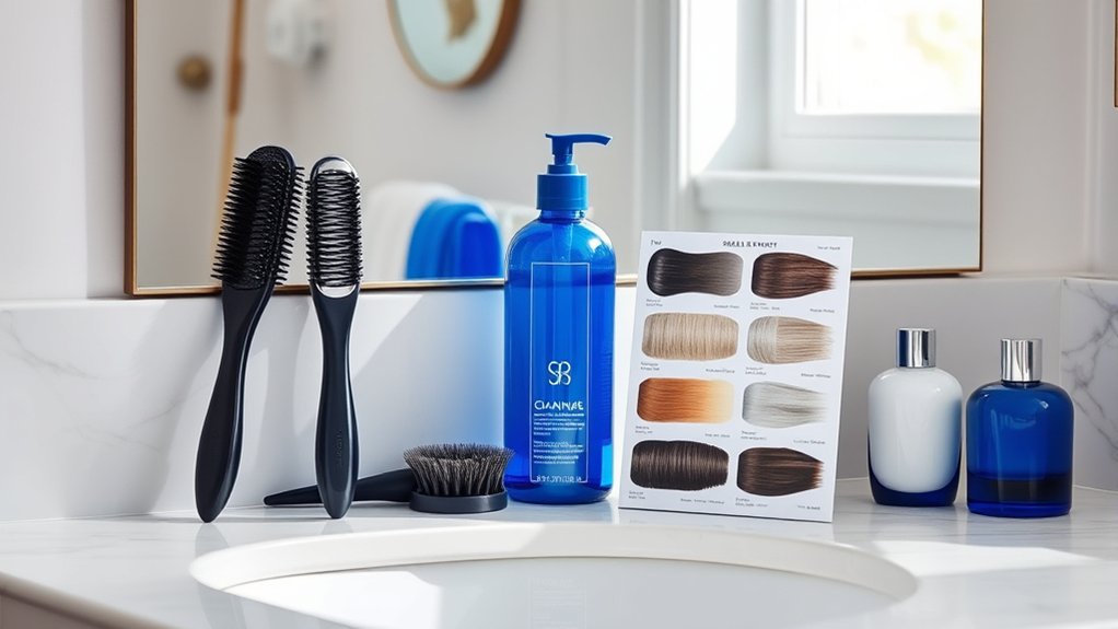 adjust blue shampoo frequency