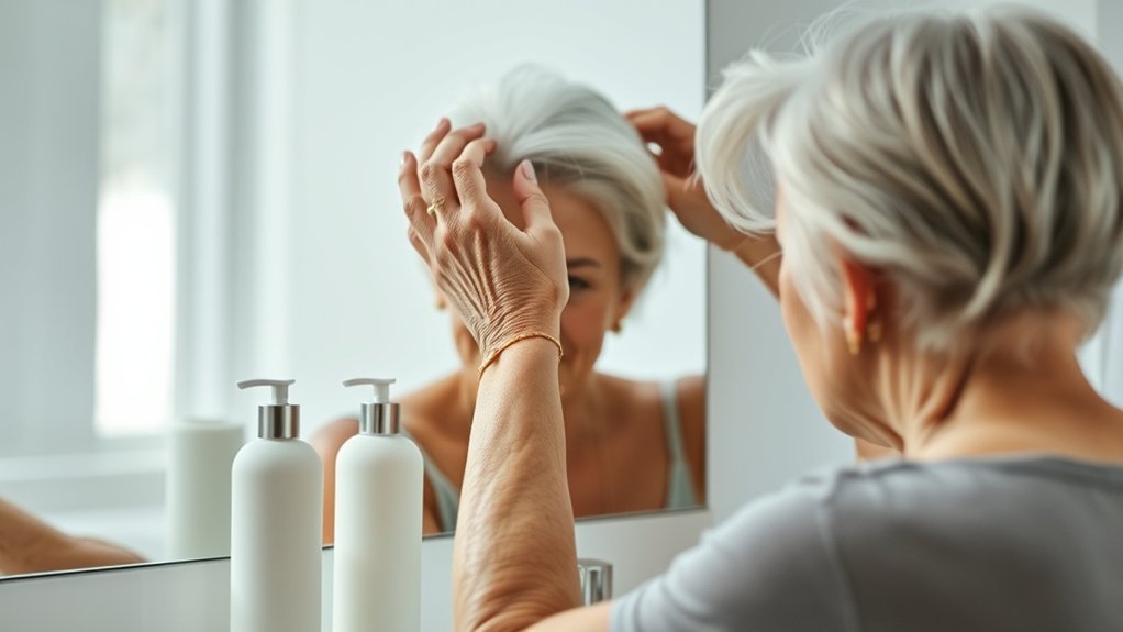 aging impacts hair health