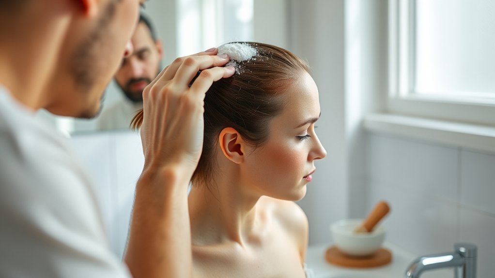 avoid baking soda dry shampoo