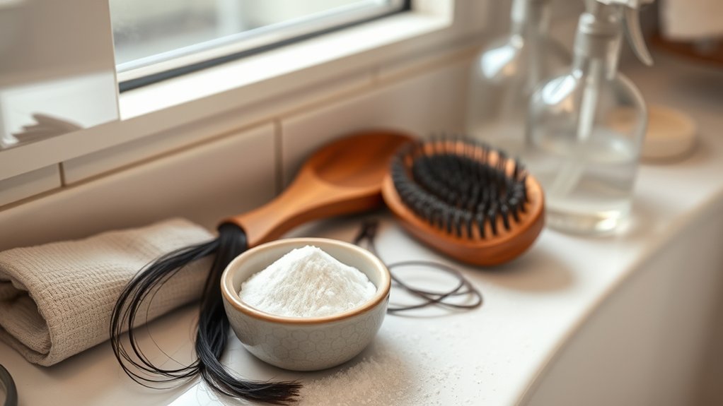 baking soda for hair refresh
