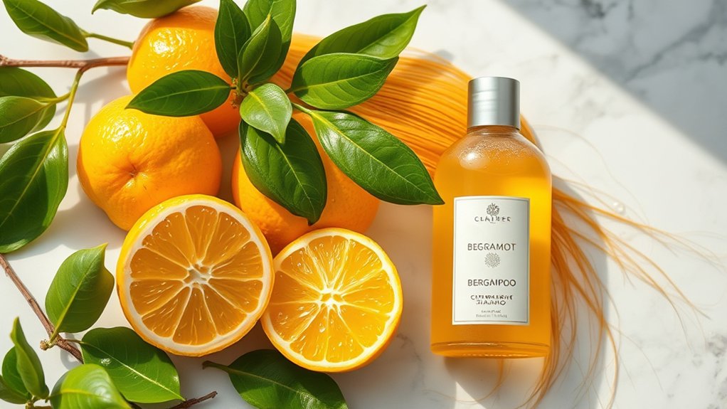 bergamot promotes healthy hair