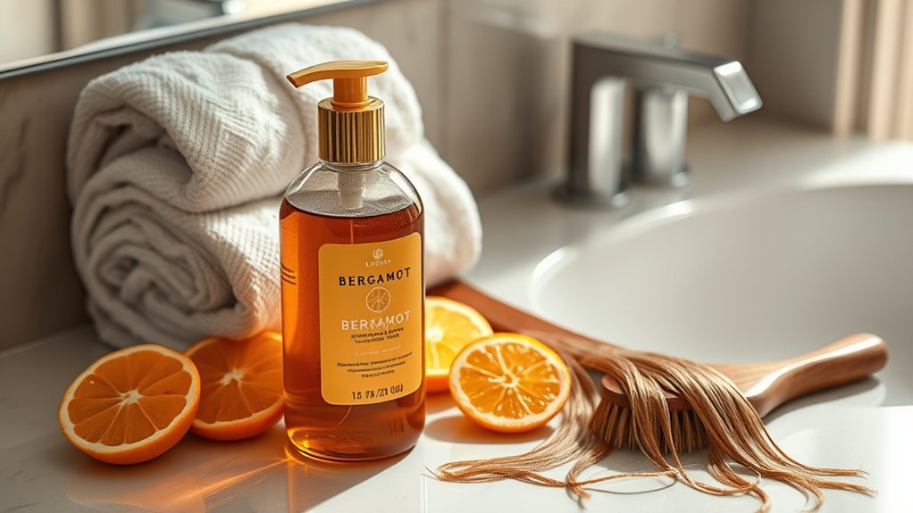 bergamot shampoo for frizz free shine