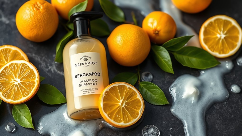 bergamot shampoo for healthy hair