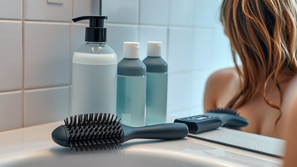 body wash damages hair health