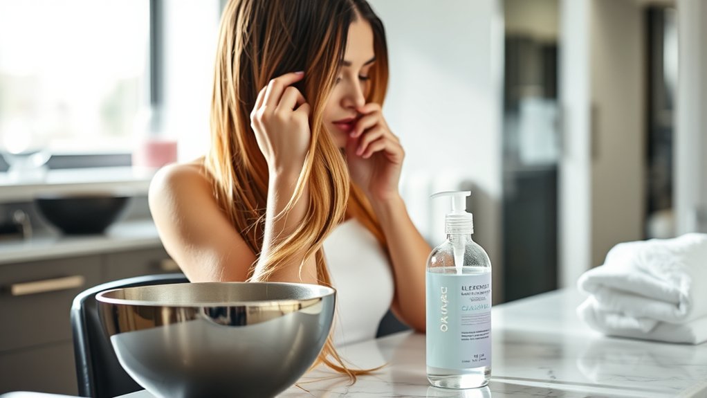 clarifying shampoo fades color