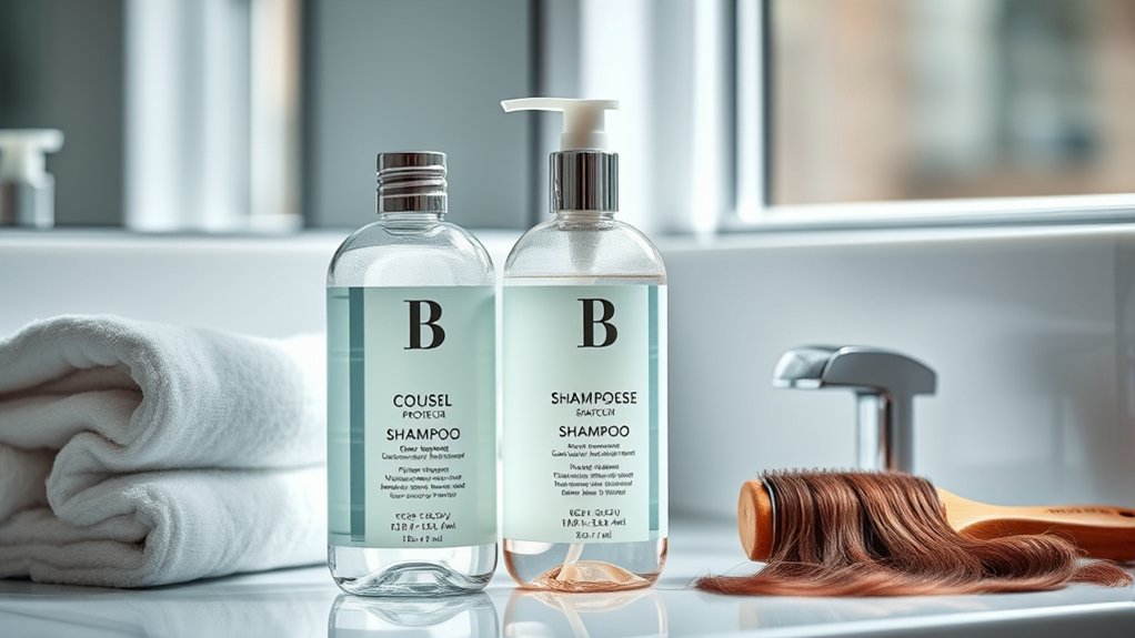 clarifying shampoo on color treated