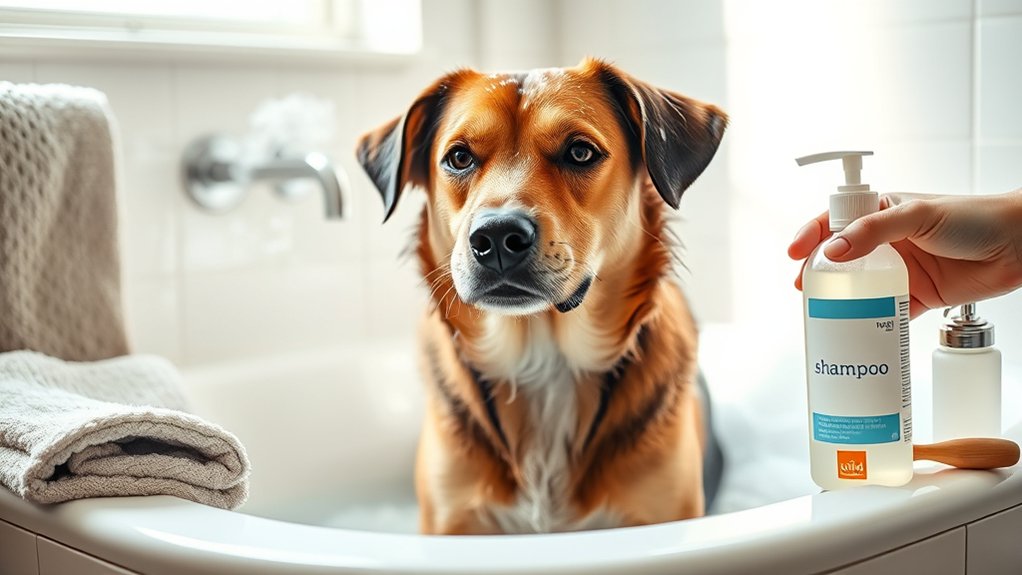 consider medicated dog shampoo