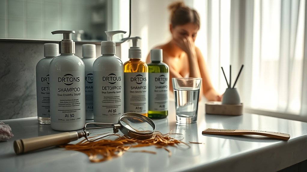 detox shampoos reduce metabolites