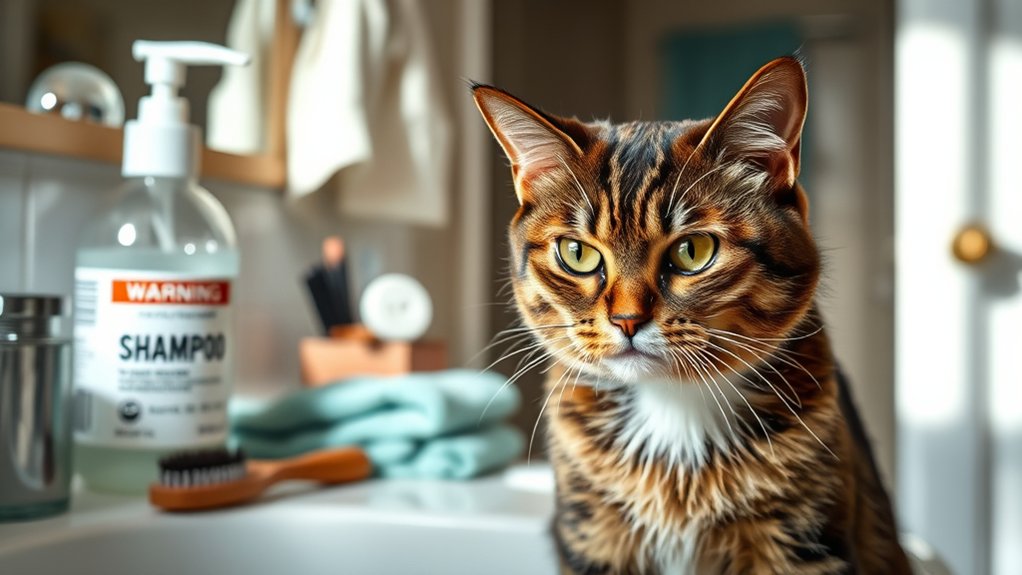 dog shampoo harms cats