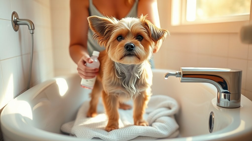dog shampoo maintains skin health
