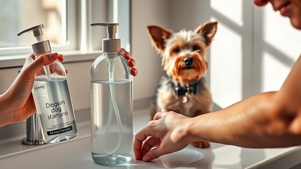 dog shampoo ph differences