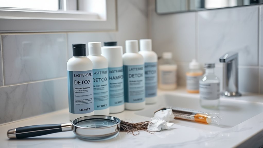 limited effectiveness of detox shampoos