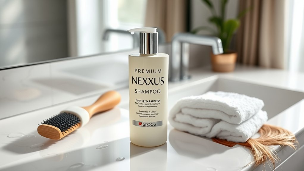 luxury shampoo with results