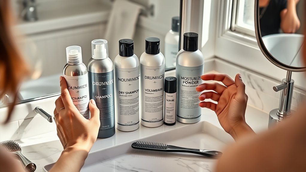 match dry shampoo wisely