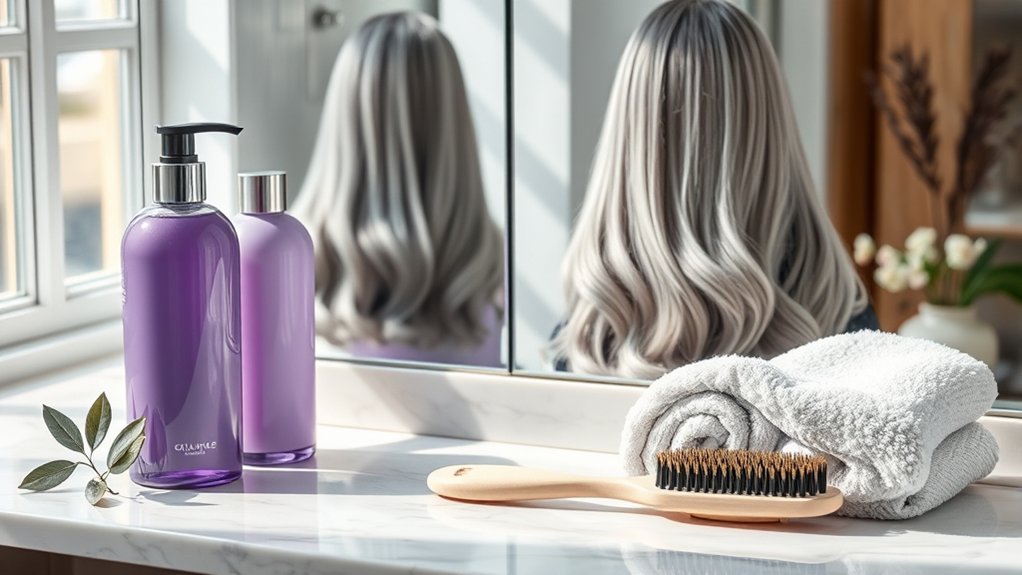 moisturizing gray hair care