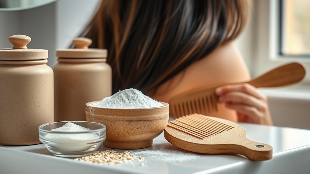 natural oil absorbing hair treatment