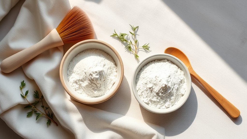 natural starches absorb oil