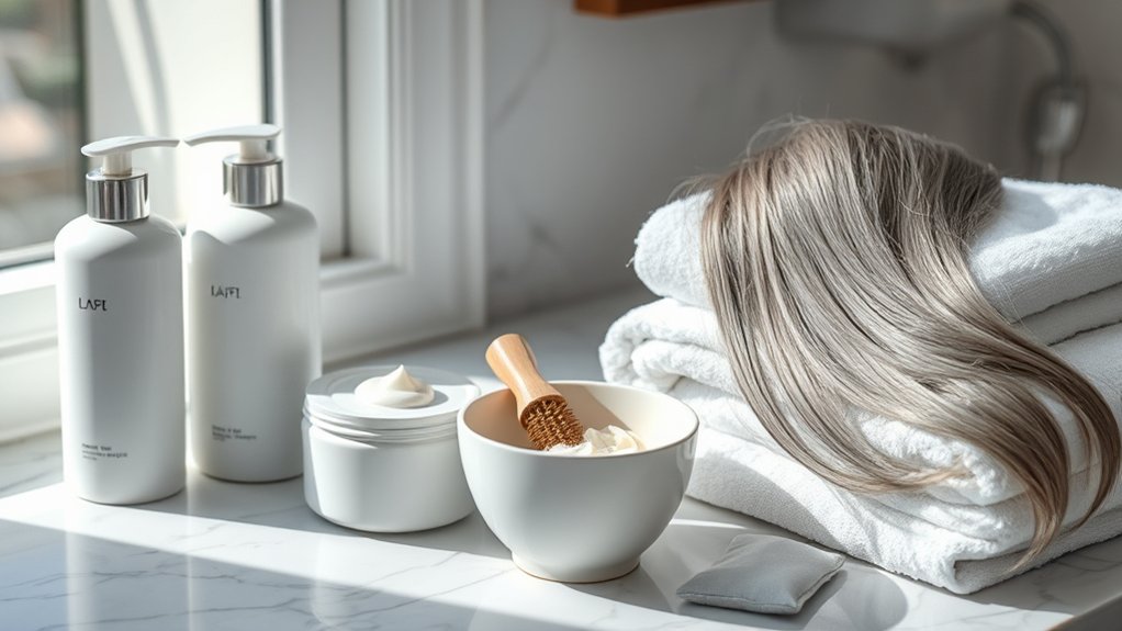 nourish and shine gray hair