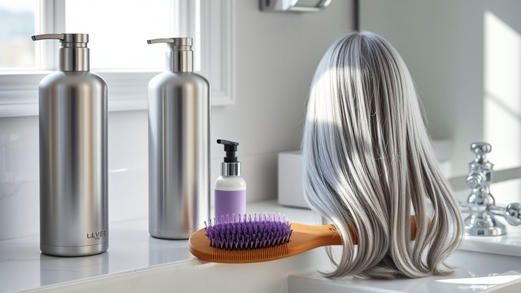 prevent brassiness in gray