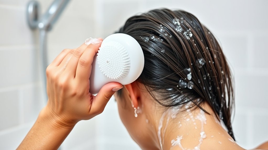 safe shampoo brush techniques