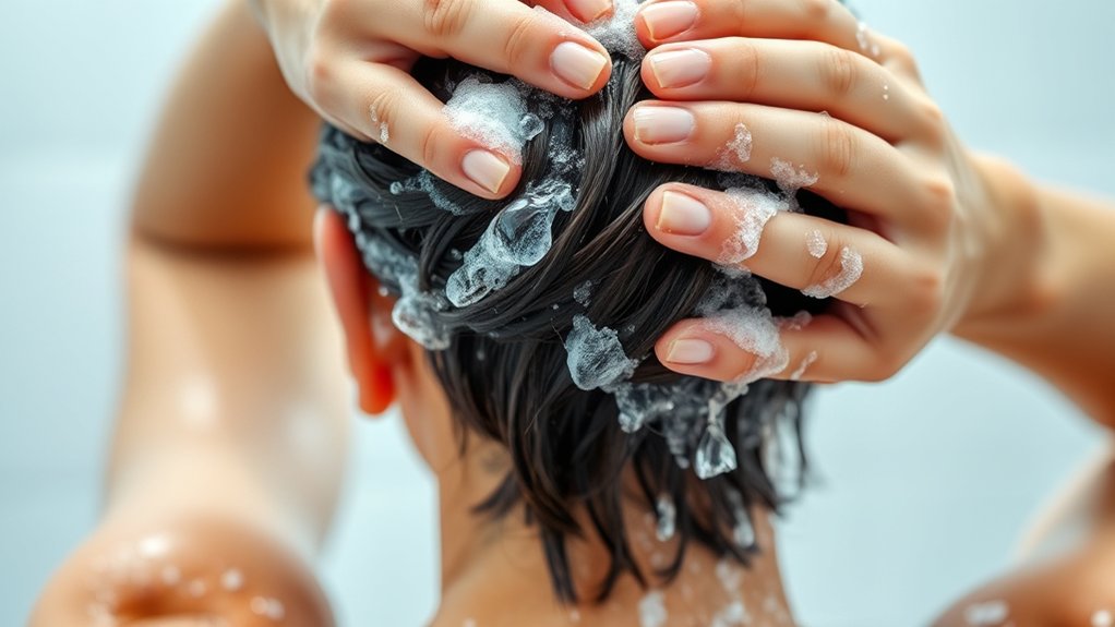 scalp massage for cleansing