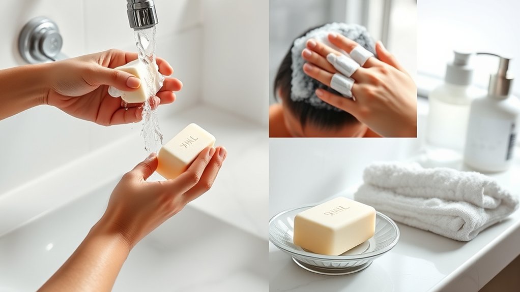 shampoo bars application guide