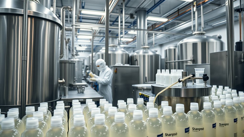 shampoo production and ingredients