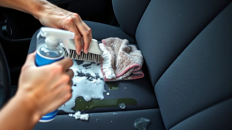 shampooing car seats guide