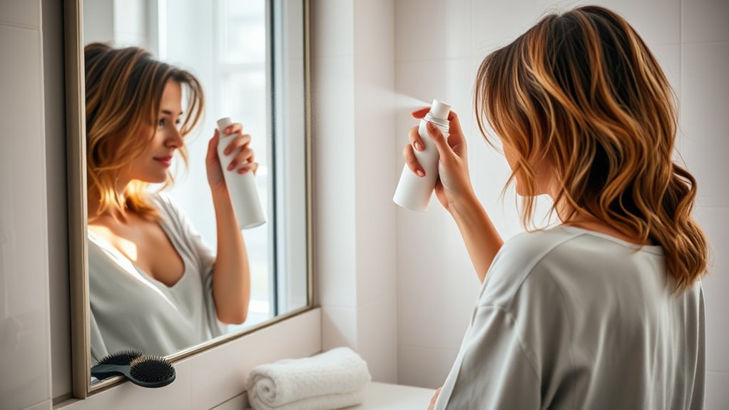 timing for dry shampoo