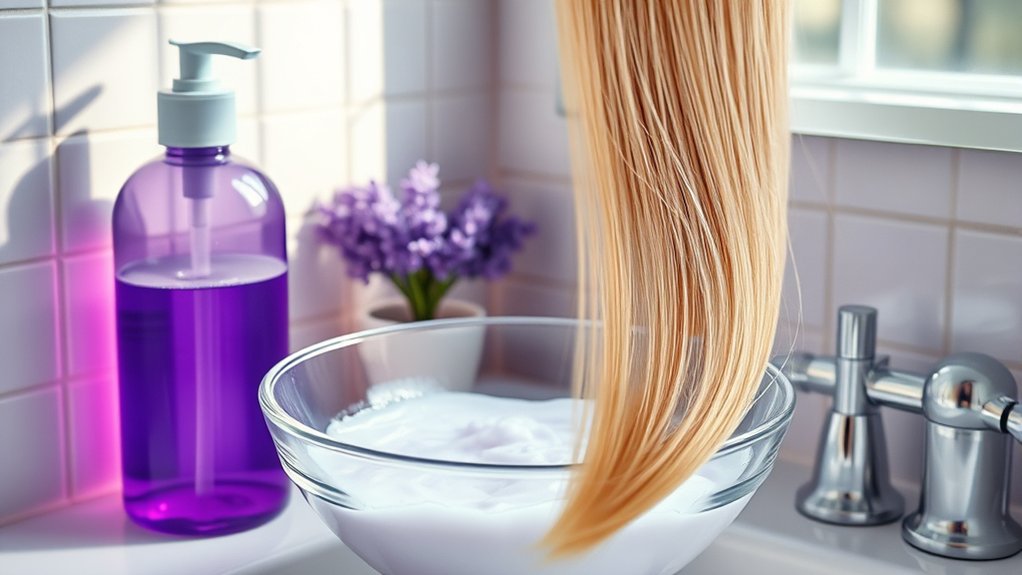 timing for purple shampoo