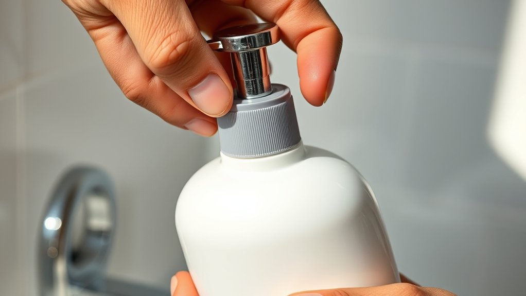 unlock native shampoo pump