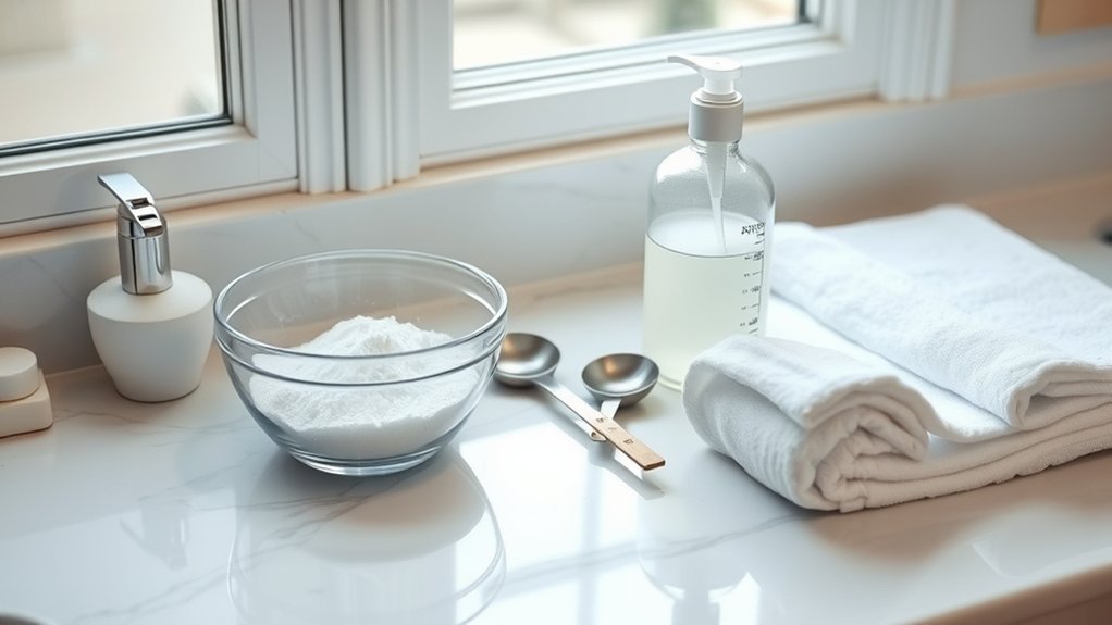 use baking soda cautiously