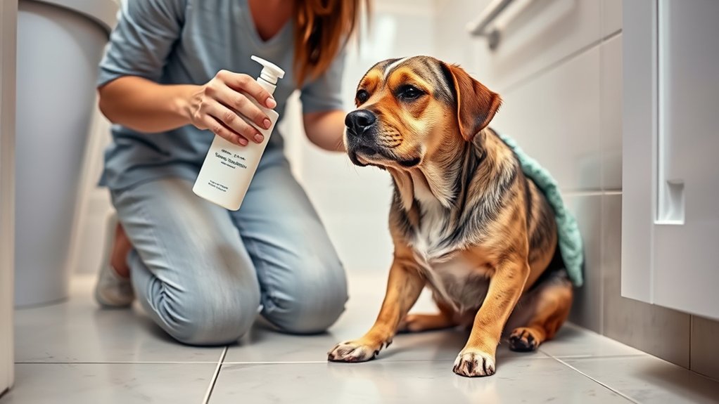 use dog specific shampoos only