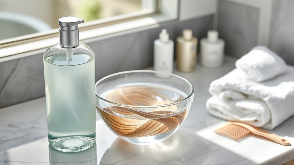 use sulfate free clarifying shampoo