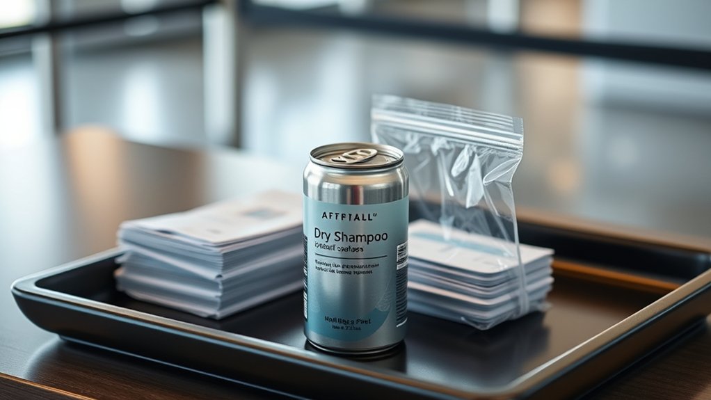 dry shampoo tsa rules