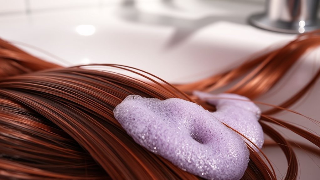 neutralizes brassy tones effectively